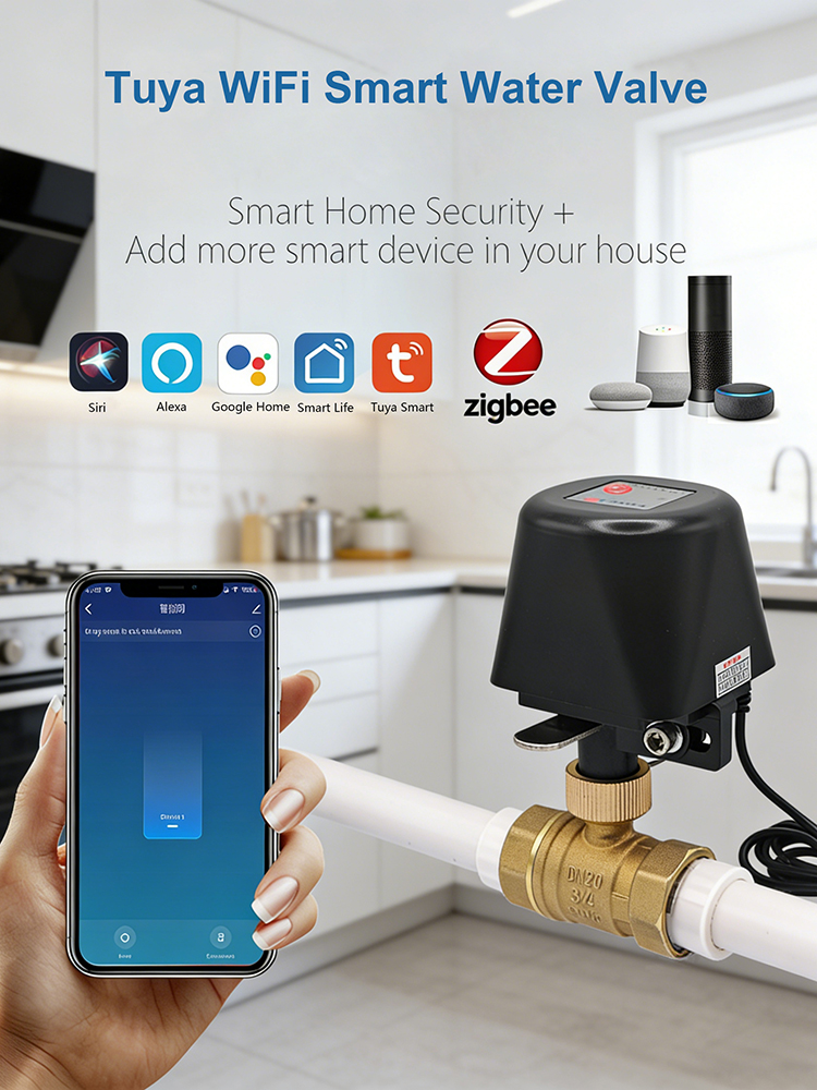 Smart Garden Home Assistant - Tuya Smart Water Valve​ DN15/DN20/DN25 Automatic