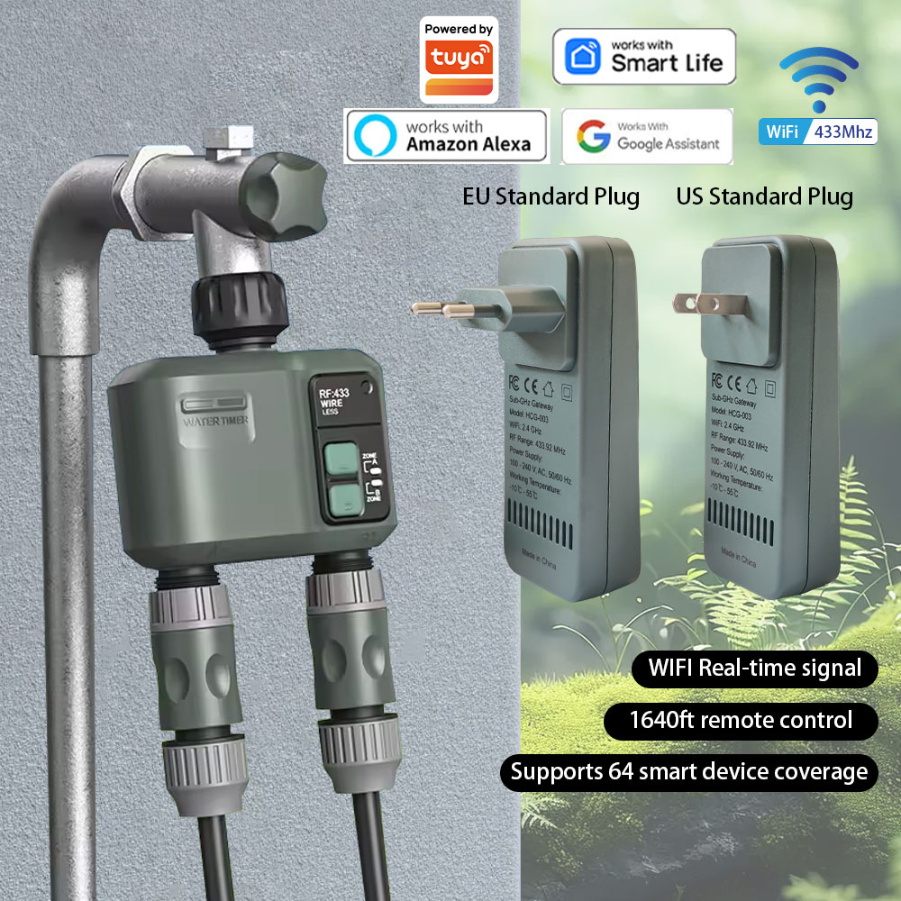 Smart Garden Nursery - Tuya Wifi+RF433 2 Outlet Smart Garden