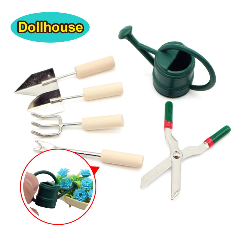 Smart Garden - 1/12 Dollhouse Simulation Watering Can Spade