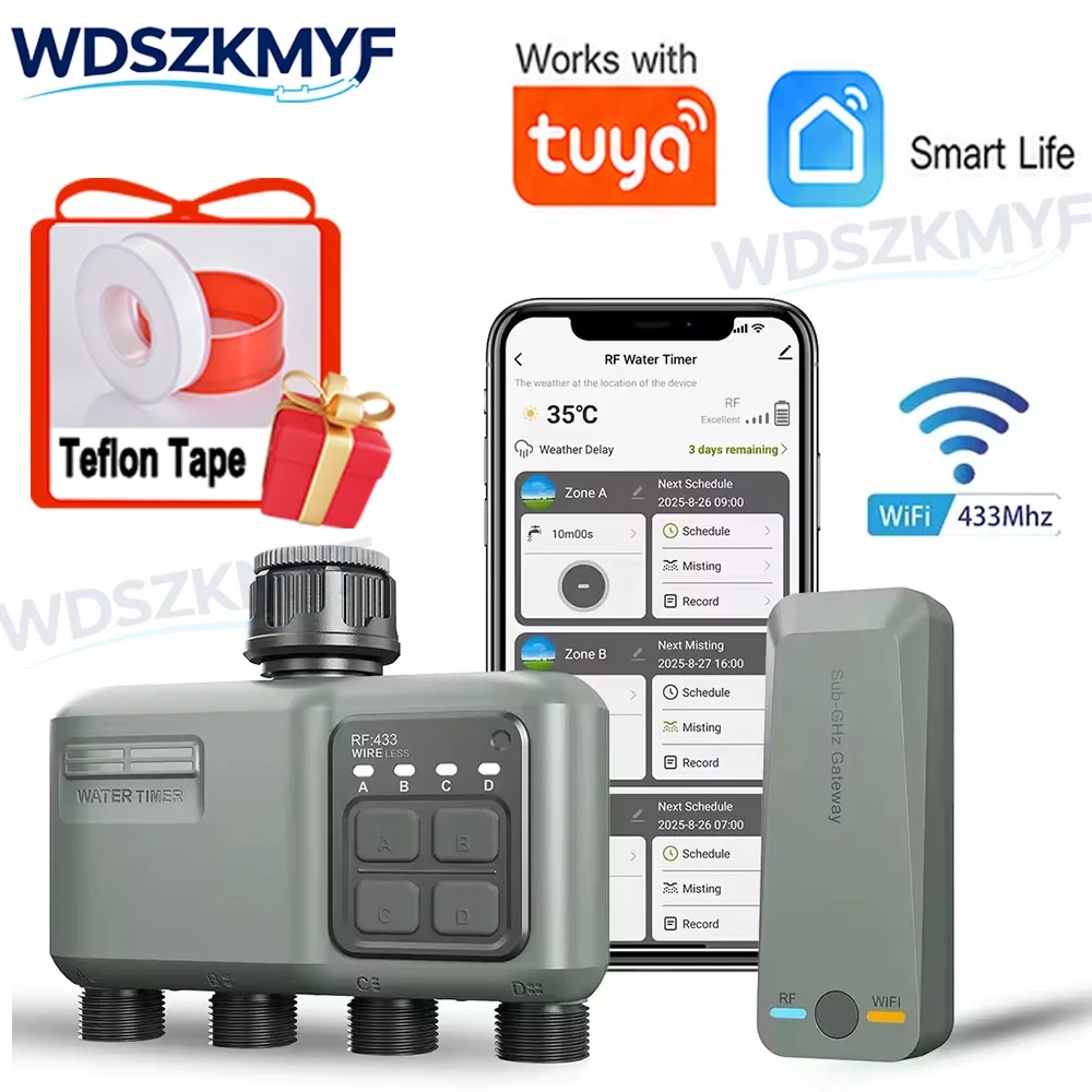 Smart Garden Nursery - WiFi RF433 Smart Garden Sprinkler Water