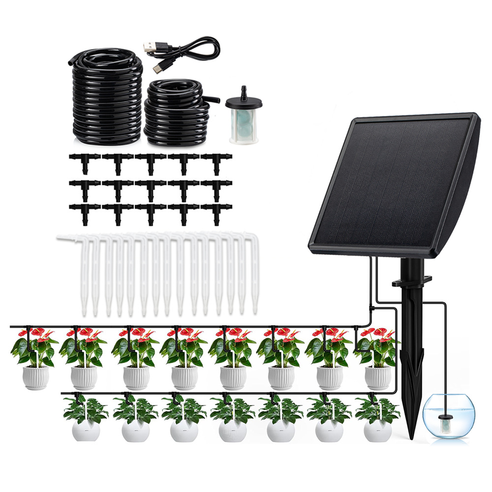 Smart Garden Irrigation - Solar Automatic Drip Irrigation Pump Smart