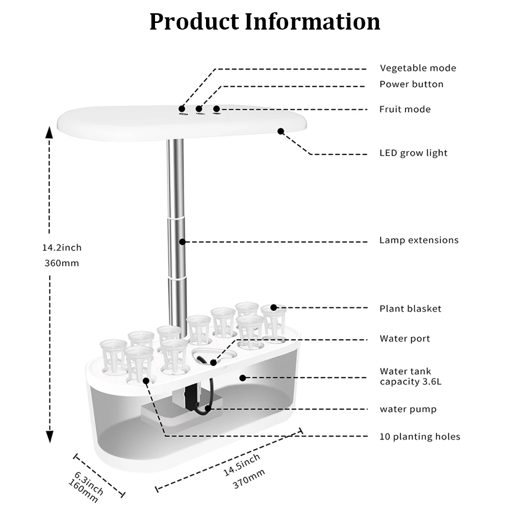Touch Control Smart 10 Pods Ga - Smart Garden Nursery review and price