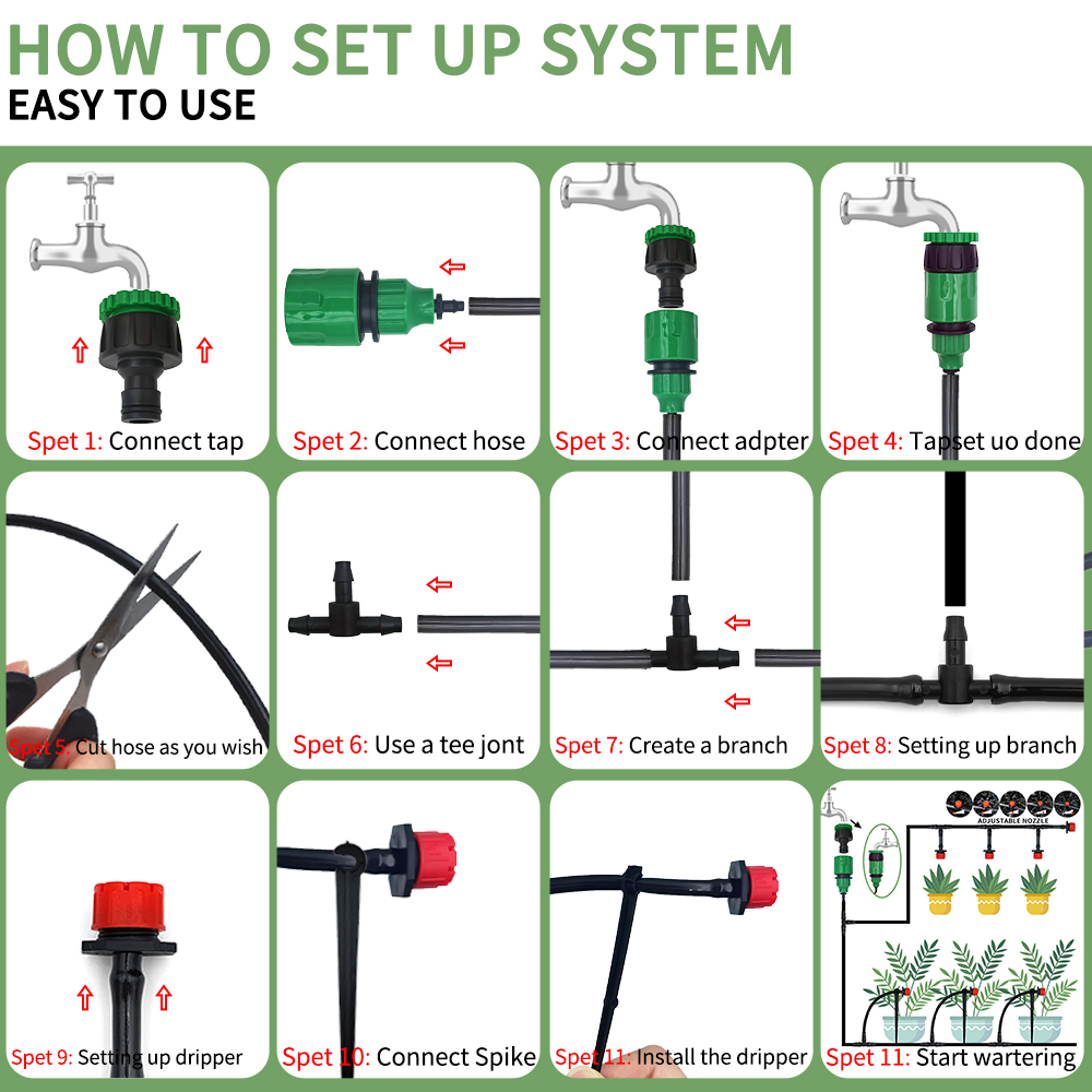 Micro Drip Irrigation System P - Smart Garden Technology review and price