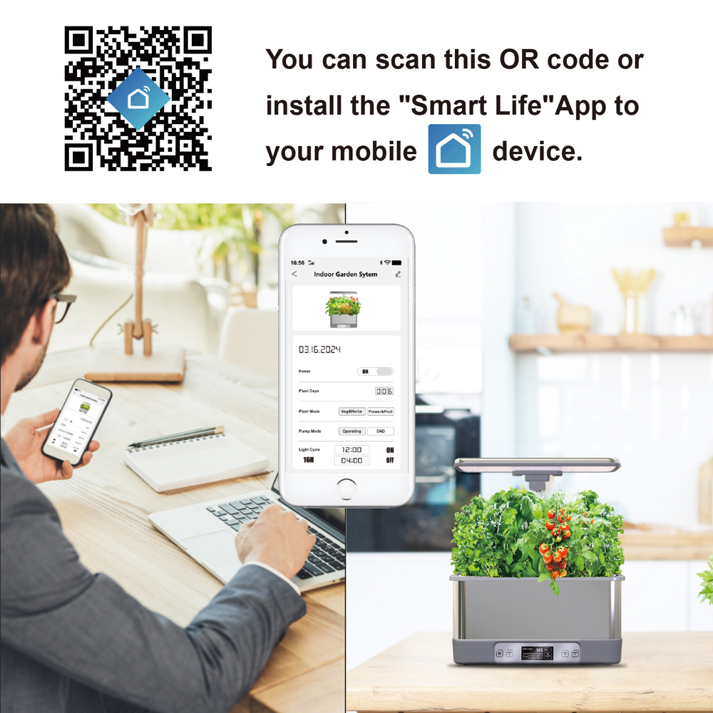 Tuya WiFi Indoor Garden Hydopo - Smart Garden Nursery review and price