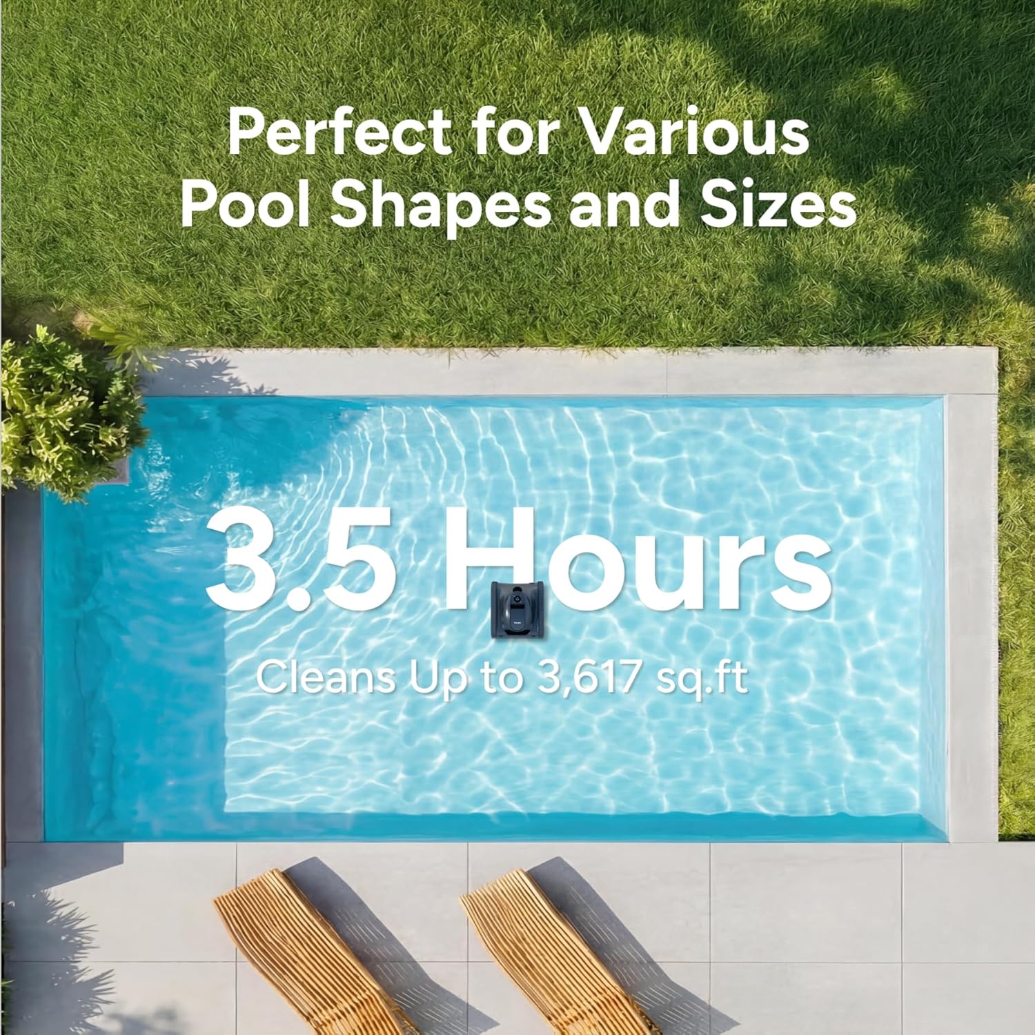 Robotic Pool Cleaner KN Series - Smart Garden review and price