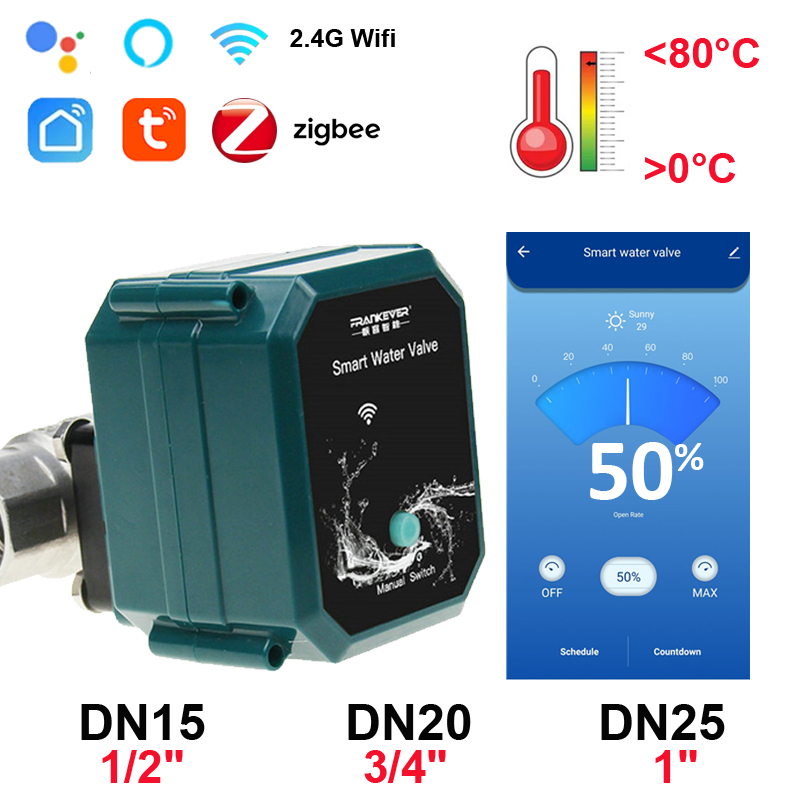 Tuya Wifi Water Valve Shut off - Smart Garden Home Assistant review and price