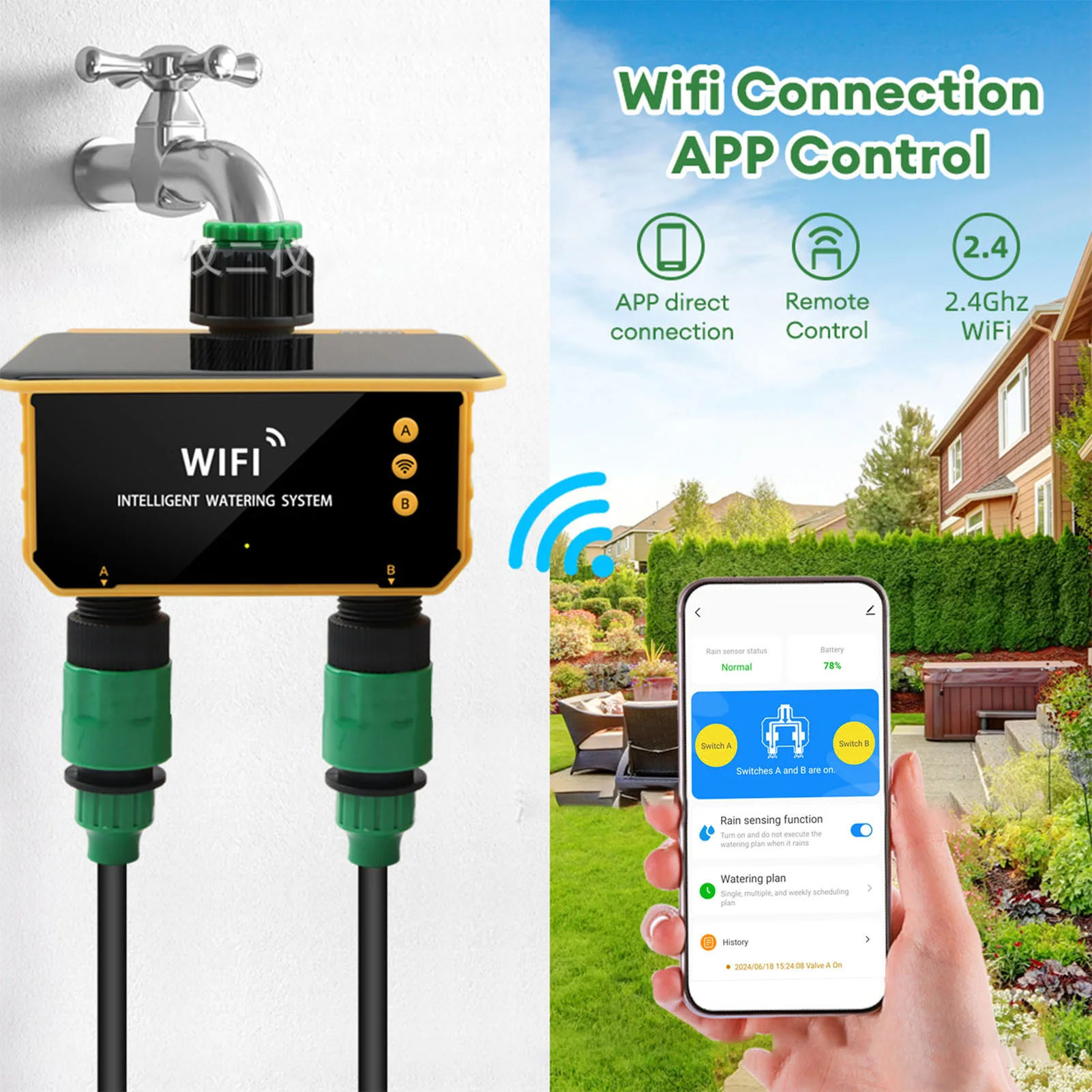 Solar WiFi Smart Irrigation Ti - Smart Garden Irrigation review and price