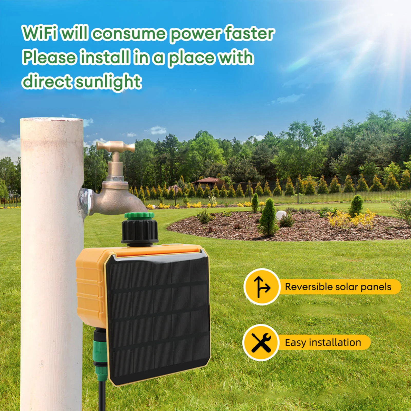 Solar WiFi Smart Irrigation Ti - Smart Garden Irrigation review and price