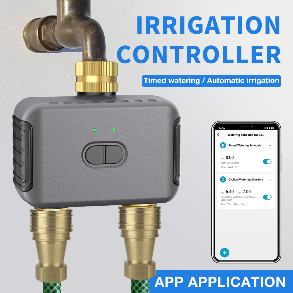 Tuya 2 Zone Watering Timer Gar - Smart Garden Irrigation review and price