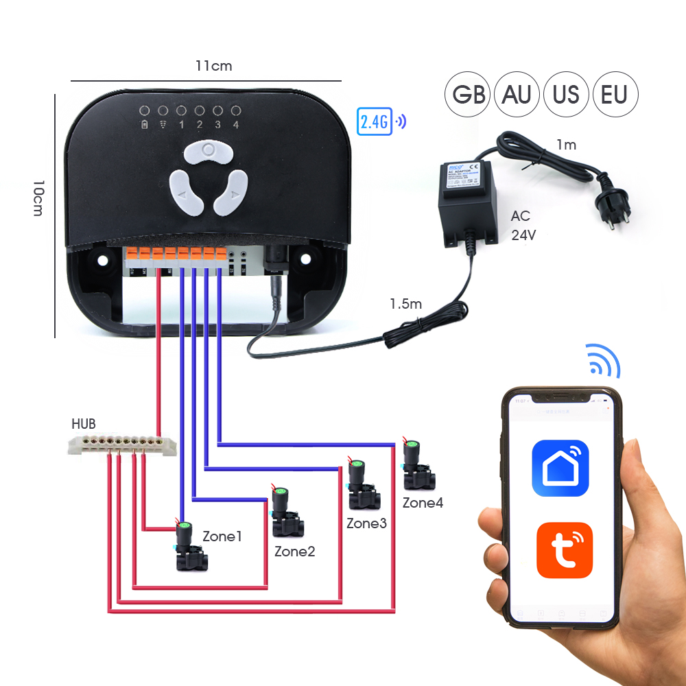 Garden Hose Solenoid Valve Con - Smart Garden Nursery review and price