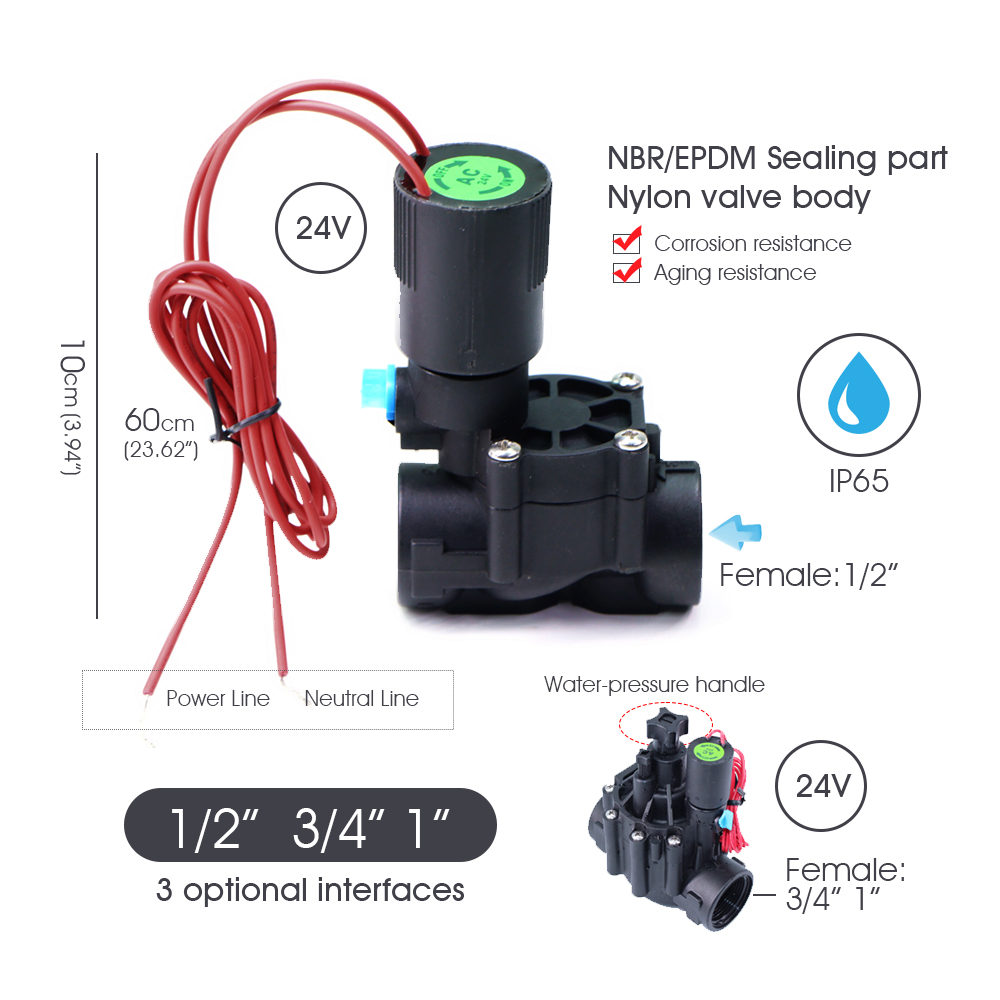 Garden Hose Solenoid Valve Con - Smart Garden Nursery review and price